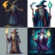 Fantasy Wizard Pixel Avatar - Vibrant Pixel Art Character for Games, Profiles, and Creative Storytelling 4