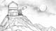 Observatory Coloring Page - Detailed Space & Astronomy Coloring Art for Creative Relaxation and Educational Fun 1
