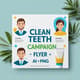 Clean Teeth Campaign Flyer AI PNG - Vibrant Health Care Promotion for Dental Marketing Success 5