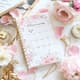 Feminine Floral Calendar Suite - Elegant Daily, Weekly & Monthly Planner Templates for Organized Living 4