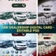 Car Dealership Digital Card - Editable PSD - Sleek Business Card Templates for Automotive Professionals and Commercial Use 3