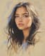 Young Woman Portrait Pastel Art - Timeless Pastel Painting for Fine Art Lovers and Creative Decor 5