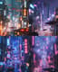 Cyberpunk Cityscape Pixel Art - Futuristic Pixel Art Scene for Designers and Game Developers 1