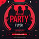 Black and Red Party Flyer Template V1 - Stylish Nightlife Theme - Versatile Promo Kit for Marketers and Event Creators 4