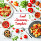 Food Giveaway Insta Template - Clean Gridline Social Media Graphics for Engaging Food Promotions 1