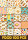 100 Gourmet Delight Patterns - Vibrant Food & Fruit Textures for Creative Prints and Branding 5