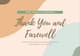 Pastel Blobs Style Farewell Card - Elegant GoodbyeWave Studio Invitation for Warm Farewell Celebrations 3