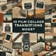 10 Film Collage Transitions MOGRT - Dynamic Studio-Ready Video Transitions for Creative Filmmakers and Editors 3