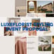 LuxeFlorist Styling Event Proposal - Elegant Branding & Planning Templates for Professional Presentations 4