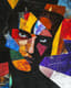 Dark Intense Abstract Male Portrait - Moody Abstract Portrait Art for Creative Projects and Personal Branding 6