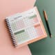 Aesthetic Work Flow Pink Green Schedule Tracker - Stylish Project Planning and Task Management for Professionals 5