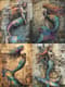 Mystical Mermaid Graffiti Art - Vibrant Urban Character Graffiti for Street Artists and Visual Creators 3