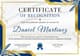 Elegant Award Certificate - Blue & Gold Accents - Professional Certificate Template for Education and Training Achievements 6