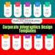 Corporate Infographics Design Templates - Clean, Professional Visuals for Business Presentations and Reports 3
