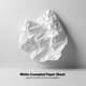 White Crumpled Paper Sheet - Cinematic Stock Video for Educational and Scientific Visuals 5