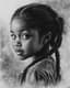 Braided Girl Charcoal Portrait with Soft Shading - Expressive Portrait Art for Emotional and Timeless Home or Studio Display 6