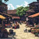 Bustling Marketplace Pixel Animation - Vibrant Pixel Art Animation for Game Developers and Indie Creators 1