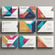 Colorful Business Stationery Set - Vibrant Business Card Template for Professional Branding and Commercial Use 1