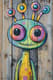 Cute Quirky Alien Graffiti Art - Vibrant Street Art Characters for Urban Creators and Visual Storytelling 6