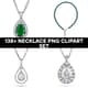 138+ Necklace PNG Clipart Set - Elegant Jewelry Accessories for Creative Projects and Branding 5