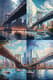 Iconic City Bridge - Cinematic Urban Landscape Art for Designers and Creatives 4