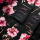 Bold Romance Black & Pink Floral Itinerary - Elegant Wedding and Event Planner Template for Seamless Organization 4