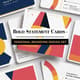 Bold Statement Cards - Personal Branding Design Set - Sleek Business Card Templates for Professionals and Entrepreneurs 3