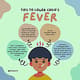 Lower Fever Tips - Colorful Child Health Instagram Post - Vibrant Wellness Template for Engaging Pediatric Social Media Content 1