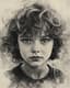 Curly-Haired Child Charcoal Portrait - Expressive Charcoal and Pencil Portrait Art for Emotional Storytelling and Fine Art Collections 5