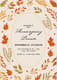 Orange Thanksgiving Dinner Invitation - Warm Harvest-Themed Greeting for Family and Friends Gatherings 3