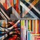 Geometric Abstract Parallel Line Series - Contemporary Geometric Abstraction Art for Modern Spaces and Creative Displays 4