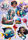 Mermaid World Underwater Pack - Vibrant Sea & Water-Themed Sticker Bundle for Creative Projects 1