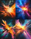 Supernova Wall Art - Luxe Cosmic Space Decor for Inspiring Modern Interiors and Creative Spaces 5