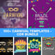 100+ Carnival Templates CDR Bundle - Vibrant Festival Design Set for Creative Celebrations and Event Branding 3