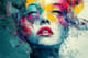 Digital Painting Contemporary Female Portrait - Modern Digital Portrait Art for Creative and Professional Use 6