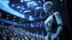 Android Performing on Stage in a Digital Opera - Sci-Fi Robotics Art for Futuristic Creative Projects and Storytelling 1