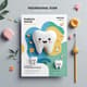 Pediatric Dental Flyer - Professional Promo Template AI+PNG - Clean Health Care Marketing Design for Pediatric Dentistry Campaigns 1