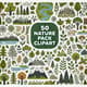 50 Nature Pack Clipart - Versatile Natural Elements for Creative Projects and Design Workflows 1