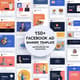 150+ Facebook Ad Banner Templates - Multipurpose BlueWave Studio PSD Collection for Marketers and Agencies 3