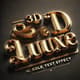 3D Luxe Gold Text Effect - Premium 3D Gold Typography Mockup for Designers and Creatives 5