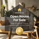 BoldInvite Gold Black Open House IG Post - Elegant Branding Template for Commercial Real Estate Marketing 1