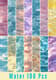 100 Crystal Wave Texture Patterns - Aqua Marine Sea-Inspired Seamless Textures for Designers & Creatives 6