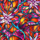 100 Kaleidoscope Floral Glass - Vibrant Botanical Pattern Collection for Designers and Creative Projects 2025-2026 5