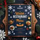 Winter Restaurant Menu - PSD Templates - Stylish Seasonal Menu Designs for Restaurants and Cafes 5