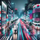 Traffic In Gangnam Night Timelapse - Cinematic Aerial Time-Lapse Video for Dynamic Urban Visuals and Creative Projects 4