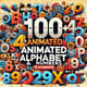 100+ Animated Alphabet & Numbers - Dynamic Typography Animations for Video Creators and Motion Designers 3