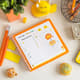 Kinder Guide Orange Yellow Daily Lesson Planner - Academic Daily Organizer for Educators and Students 6
