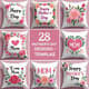 28 Mother's Day Designs - Pillow Print Template Bundle - Elegant Floral Pillow Patterns for Creative Designers and Gift Makers 2025 5