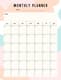 Pastel Abstract Monthly System - Elegant Monthly Planner for Organized, Creative Productivity and Time Management 3