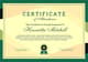 Minimalist Certificate Template White Green - Sleek Editable Certificates for Educators and Professionals in 2025-2026 1